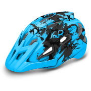 Fahrradhelm R2 Wheelie blau/schwarz matná - modrá, šedá