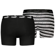 Herren-Boxershorts Puma Elements Striped Boxers 2P