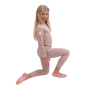Kinder-Funktionsunterwäsche Sensor Merino Air Set Dusty Pink