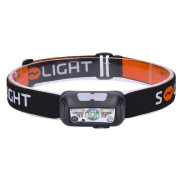 Stirnlampe Solight Wiederaufladbare LED-Leuchte 150 + 100 lm