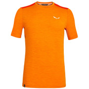 Herren-T-Shirt Salewa Pedroc Hybrid 2 Dry M S/S Tee orange DawnMelange