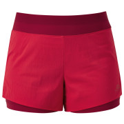 Damenshorts Mountain Equipment Dynamo Wmns Twin Short rosa Capsicum Red