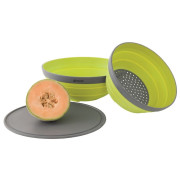Set Schüsseln und Sieb Outwell Collaps Bowl & Colander Set gelb LimeGreen