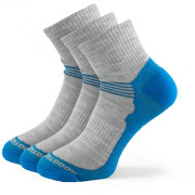 Socken Zulu Merino Lite Women 3 pack grau/blau