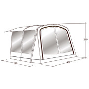 Zelterweiterung Outwell Universal Awning Size 5