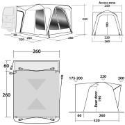 Vorzelt Outwell Milestone Shade