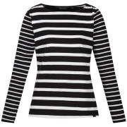 Damen-T-Shirt Regatta Farida schwarz Black/SnowWh