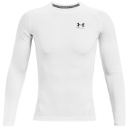 Herren-Funktionsshirt Under Armour HG Armour Comp LS weiß White/Black