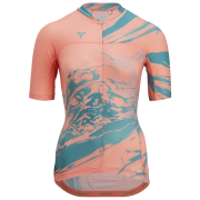 Damen-Radtrikot Silvini Catirina rosa/grün coral-green