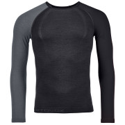 Herren-T-Shirt Ortovox Competition Light LS M schwarz/grau BlackRaven
