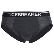 Herrenslips Icebreaker Mens Anatomica Briefs schwarz/weiß JetHthr/Black