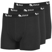Herren-Boxershorts Zulu Merino 160 3-pack schwarz black