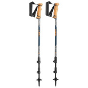 Trekkingstöcke Leki Legacy Lite schwarz/braun orange-denimblue-light anthracite