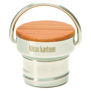 Ersatzkappe Klean Kanteen Bamboo Cap silber BrushedStainless