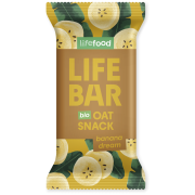 Riegel Lifefood Lifebar Oat Snack banánový BIO 40 g