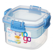 Lebensmittelbox Sistema Snacks TO GO 400ml blau