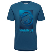 Herren-T-Shirt Mammut Trovat T-Shirt Men Mammut blau Deep Ice