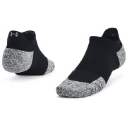 Socken Under Armour AD Run Cushion 1pk NS Tab schwarz Black / Pitch Gray / Reflective