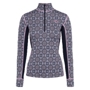 Damen Funktions-Sweatshirt Kari Traa Rose Half Zip Baselayer Top blau ROY