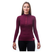 Damen-Funktionsshirt Sensor Merino DF mit Reißverschluss