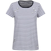 Damen-T-Shirt Regatta Odalis II weiß/blau White/NvyStr