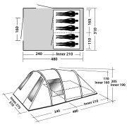 Zelt-Set Easy Camp Tempest 500