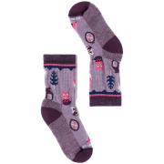 Kindersocken Smartwool Kids' Hike Light Cushion Critter Cache C lila Purple Dawn