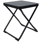Campinghocker Bo-Camp Stool + Table-top black