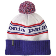 Wintermütze Patagonia Powder Town Beanie blau/weiß Park Stripe: Viking Blue