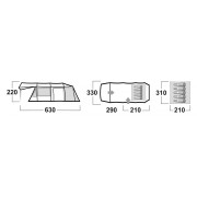Familienzelt Husky Caravan Dural 17
