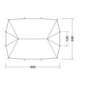 Tarp Robens Twin Summit Tarp PRS