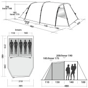 Familienzelt Easy Camp Huntsville 500