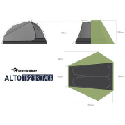 Ultraleichtes Zelt Sea to Summit Alto TR2 Bikepack