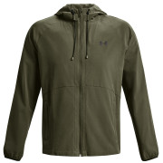 Herren-Frühjahrsjacke Under Armour Stretch Woven Windbreaker dunkelgrün MarineODGreen/Black