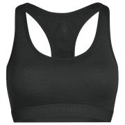 Büstenhalter Icebreaker W Mer 125 ZoneKnit Racerback Bra schwarz black
