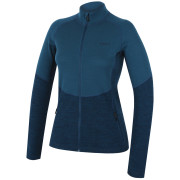 Damen-Sweatshirt MOOA Merino 3D 240 blau lagoon blue