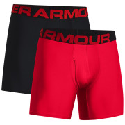 Herren-Boxershorts Under Armour Tech 6in 2 Pack rot/schwarz Red / / Black
