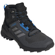 Wanderschuhe Adidas Terrex Swift R3 Mid GTX schwarz/blau core black