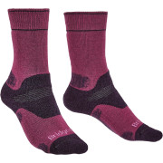 Damensocken Bridgedale Hike MW MP Boot lila Berry/Plum