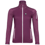 Damenjacke High Point Merino Alpha Lady lila Red / Antracit