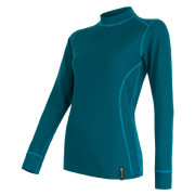 Damen-Funktionsshirt Sensor Double Face Langarm blau Sapphire