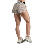 Damenshorts Nebbia Leopard Training Shorts Primal beige CREAM LEOPARD