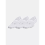 Damensocken Under Armour Breathe Lite Ultra Low 3p weiß White / White / Mod Gray