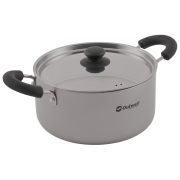 Kochtopf Outwell Feast Ceramic Pot 3 L grau/schwarz Black&Grey