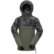Kinder-Softshell-Jacke Alpine Pro Gibbo grün olivine