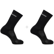 Socken Salomon Evasion Crew 2-Pack schwarz Black