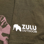Damen-T-Shirt Zulu Merino Mountains 160 Short Block