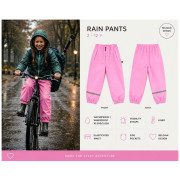 Wasserdichte Kinderhosen DucKsday Rainpants Pink/em