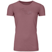 Damen-T-Shirt Ortovox 185 Merino Tangram Logo Ts W rosa mountain rose