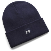 Wintermütze Under Armour Halftime Beanie dunkelblau Midnight Navy / / White